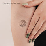 Scallop Temporary Tattoo (Set of 3)