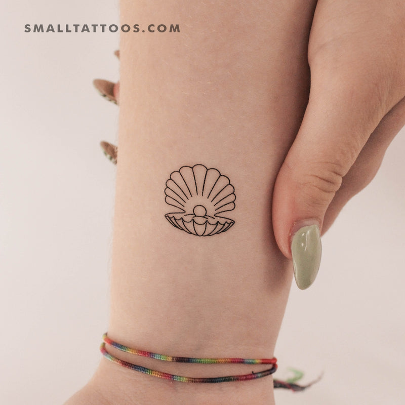 Scallop Temporary Tattoo (Set of 3)