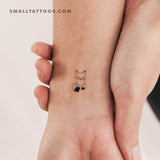 Seated Fox Temporary Tattoo (Set of 3)