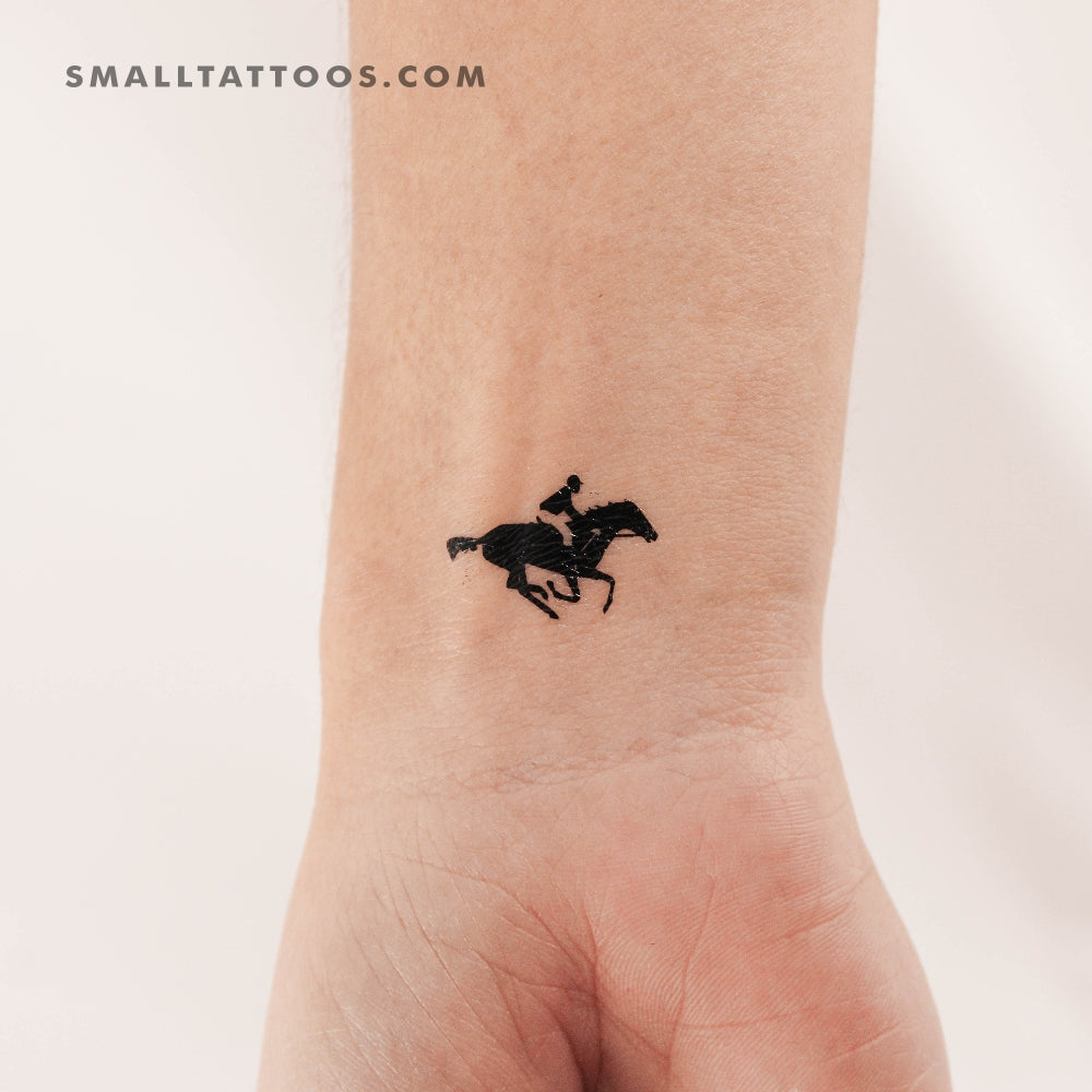 Tatuaje temporal de jockey (juego de 3)