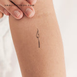 Burning Matchstick Temporary Tattoo (Set of 3)