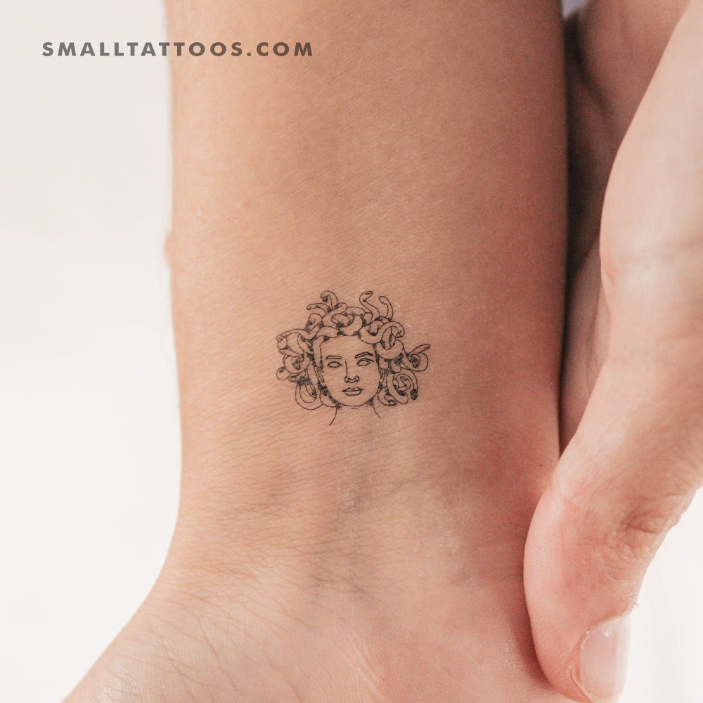 Small Medusa Temporary Tattoo (Set of 3)
