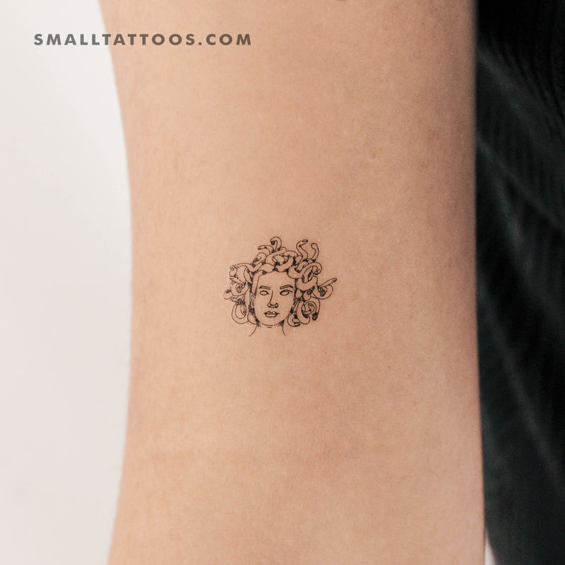 Small Medusa Temporary Tattoo (Set of 3)