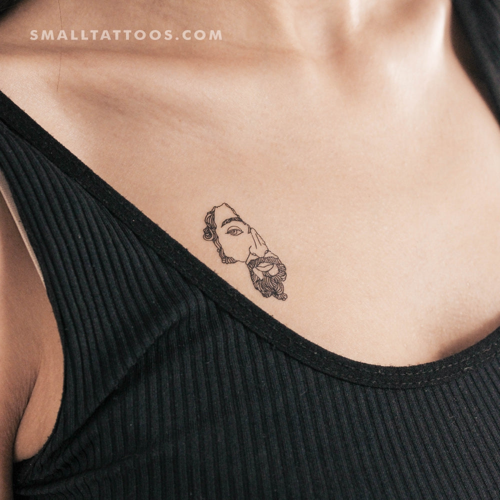 Marcus Aurelius Temporary Tattoo (Set of 3)