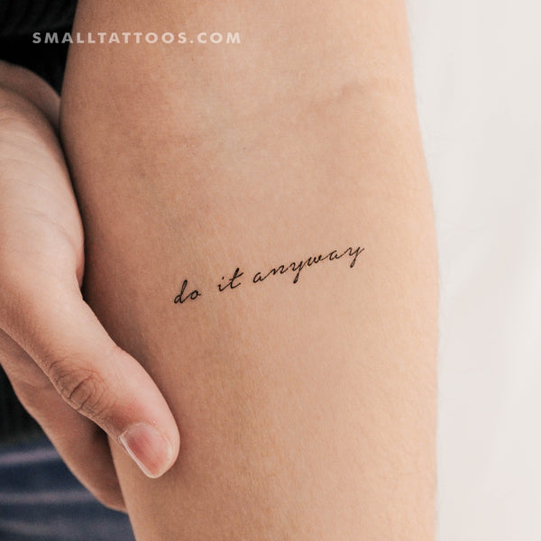 Do It Anyway Temporary Tattoo (Set of 3)