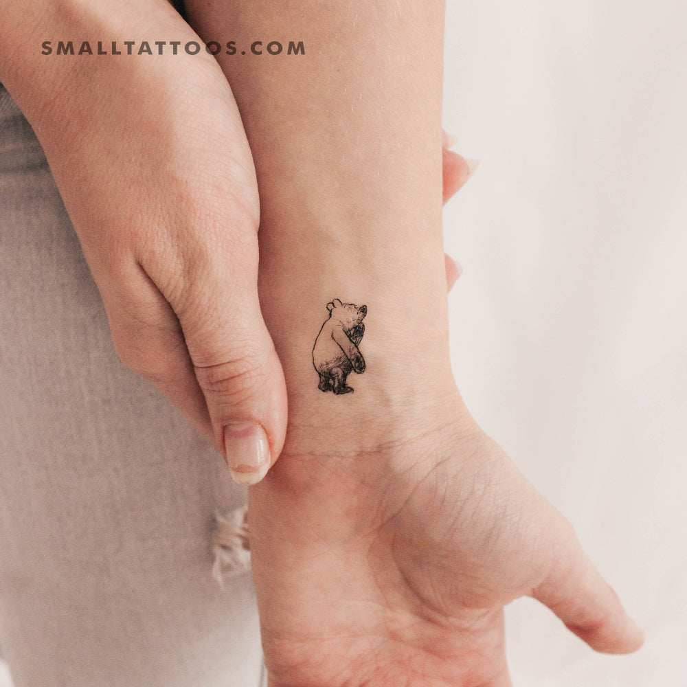 Winnie The Pooh Temporary Tattoo (Set of 3)