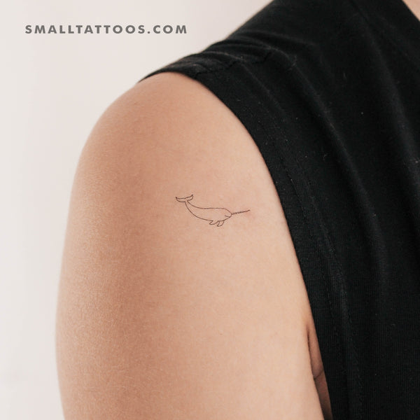 Narwhal Temporary Tattoo (Set of 3)