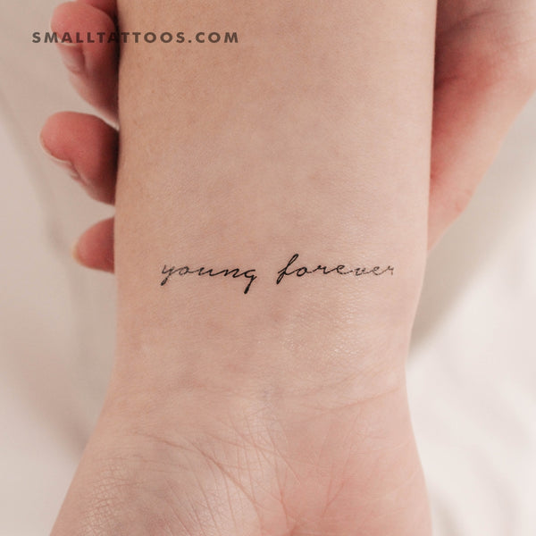 Young Forever Temporary Tattoo (Set of 3)