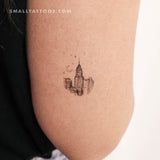 Chrysler Building Temporary Tattoo (Set of 3)