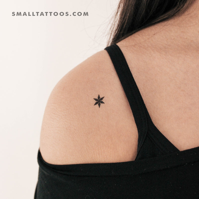 Tiny Star Ornament Temporary Tattoo (Set of 3)