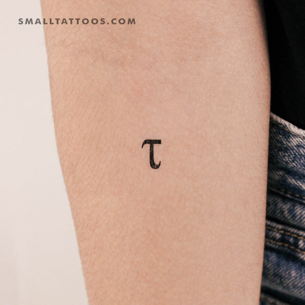 Tau τ Temporary Tattoo (Set of 3)