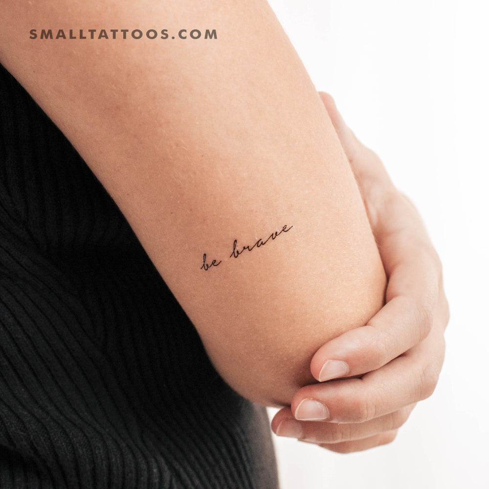 Be Brave Temporary Tattoo (Set of 3)