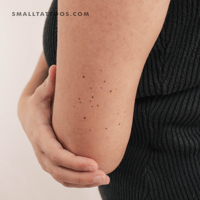 Minimalist Sagittarius Constellation Temporary Tattoo (Set of 3)
