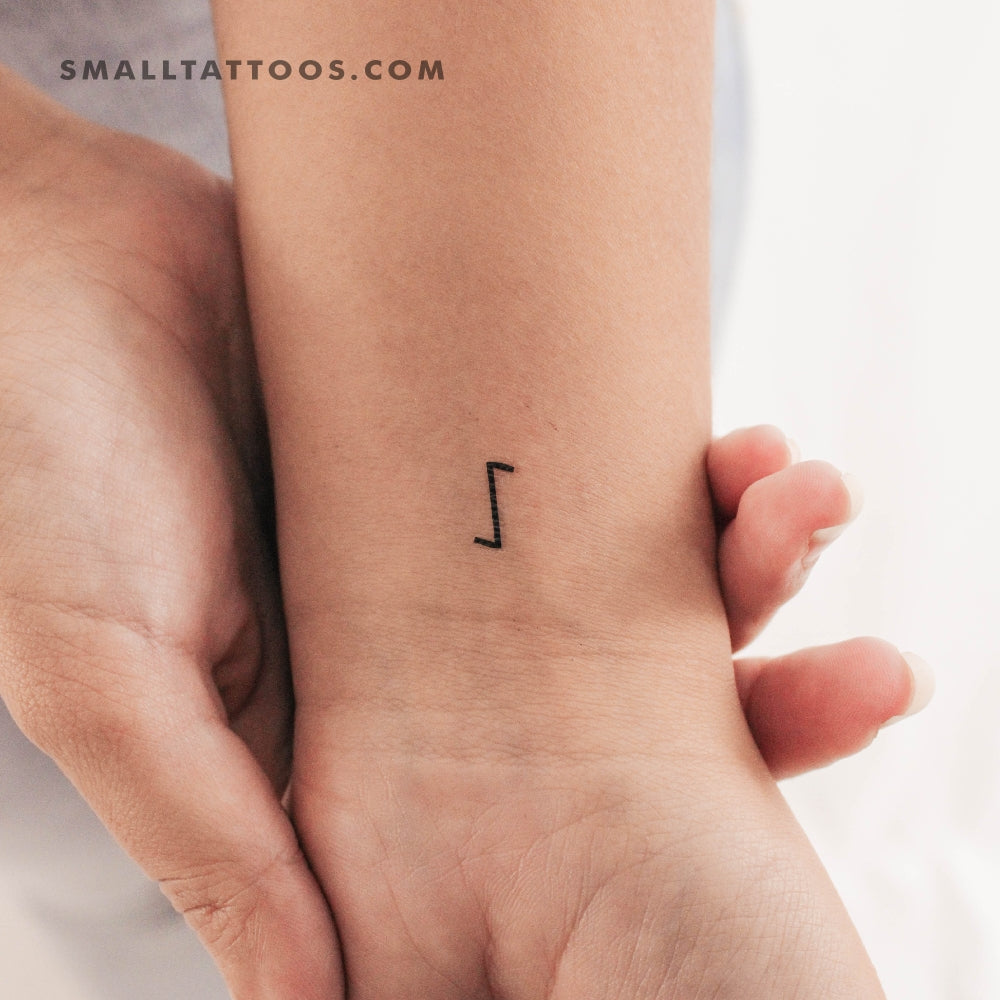 Tatuaje temporal de la runa Eihwaz (juego de 3)