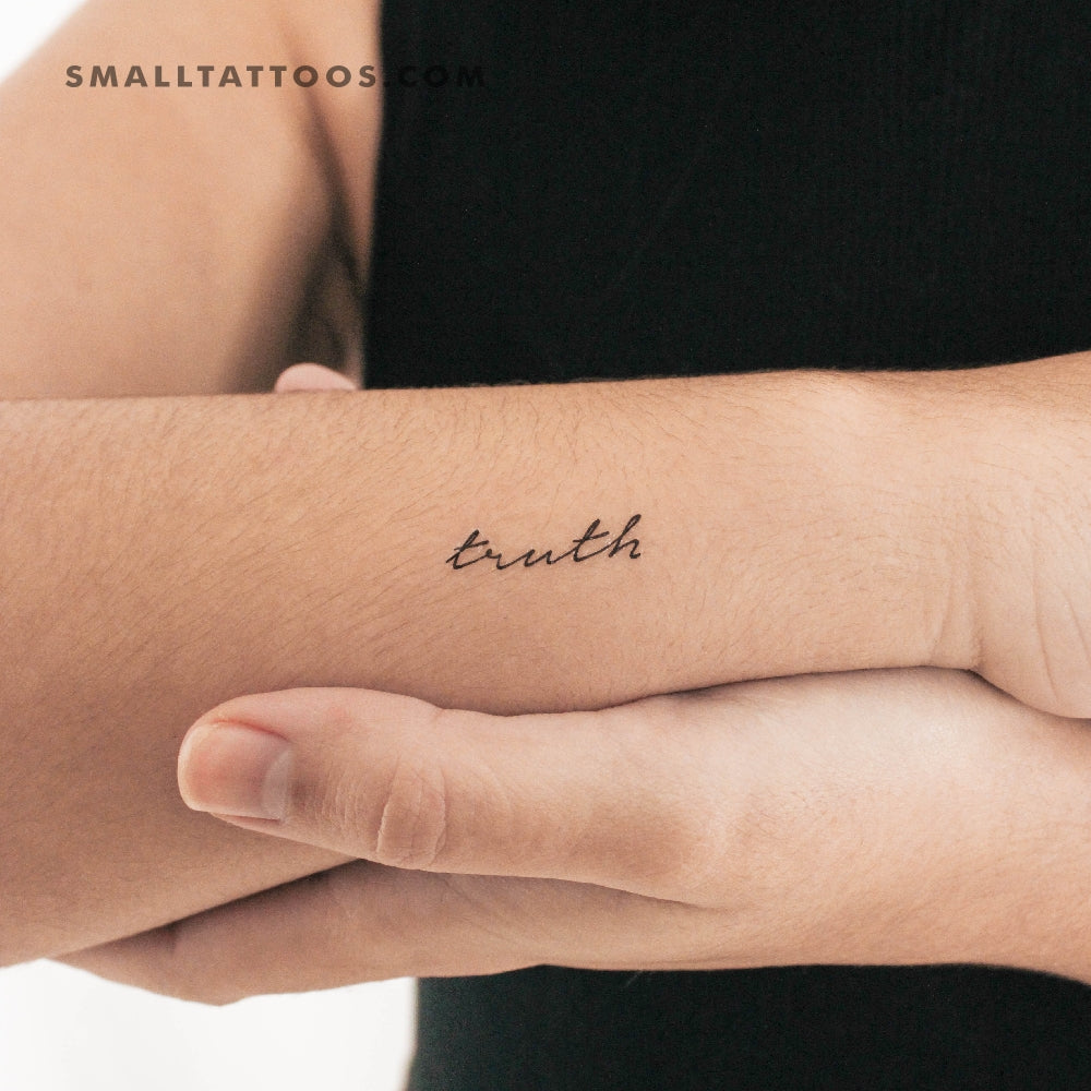 Tatuaje temporal "Verdad" (juego de 3)