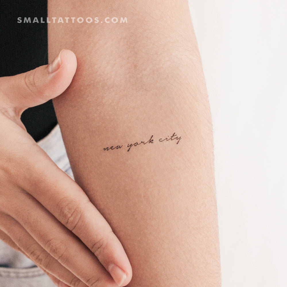 Tatuaje temporal de la ciudad de Nueva York (juego de 3)