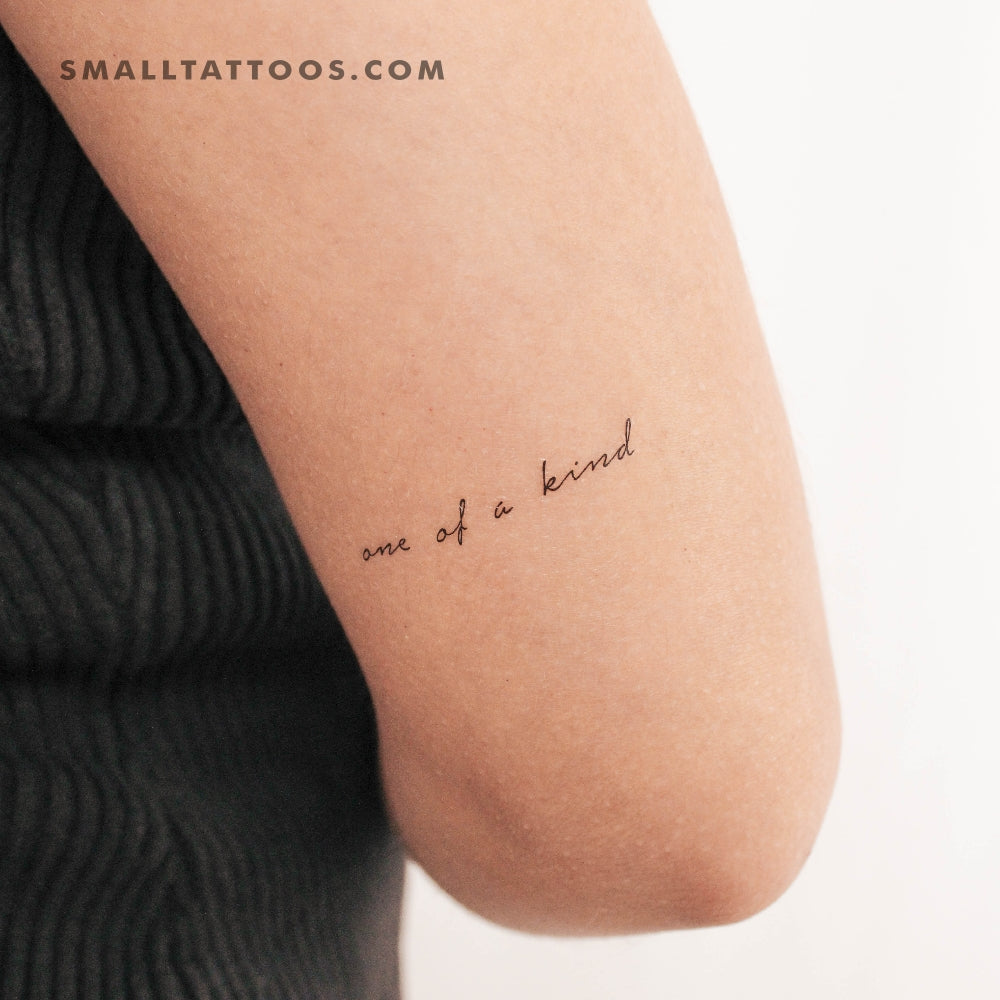 One Of A Kind Temporary Tattoo (Set of 3)