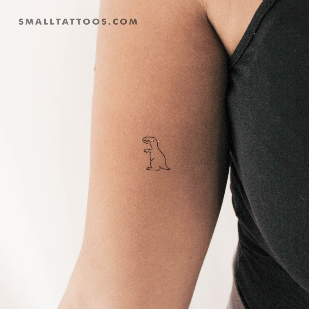 Tatuaje temporal de dinosaurio T-Rex (juego de 3)