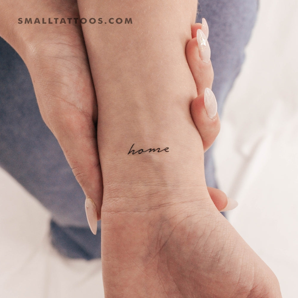Home Temporary Tattoo (Set of 3)