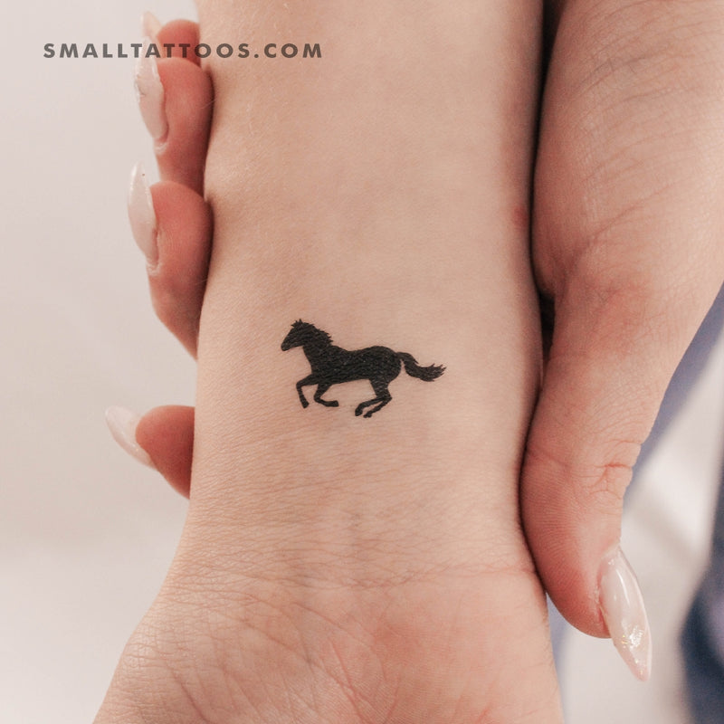 Horse Tattoo, Tattoo Design, Pink Tattoo, Tattoo Download for Women From  Art Instantly - Etsy