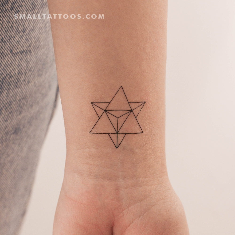 Merkaba Temporary Tattoo (Set of 3)