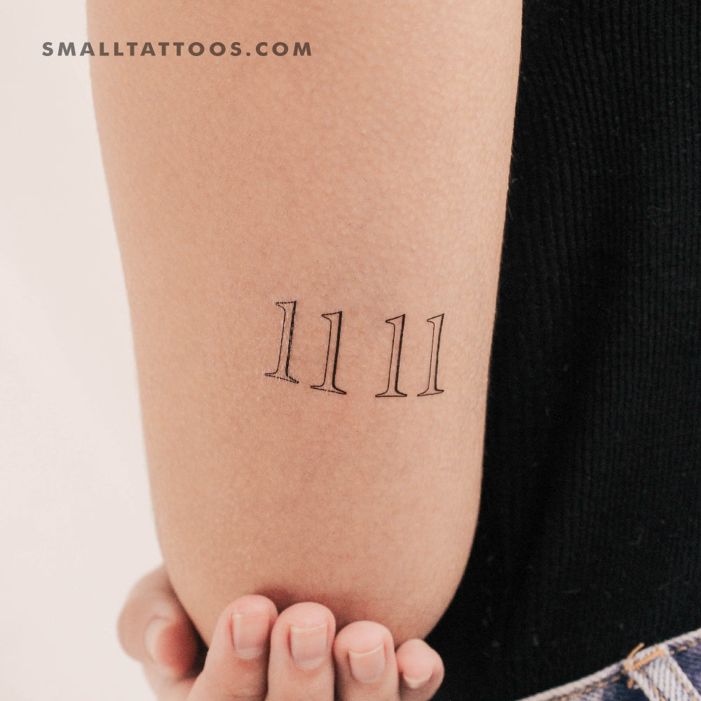 Tatuaje temporal de Aniston 11 11 (juego de 3)
