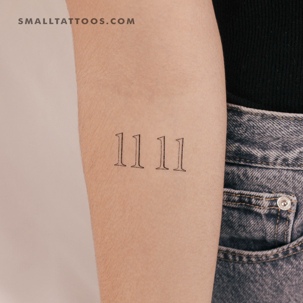 Tatuaje temporal de Aniston 11 11 (juego de 3)