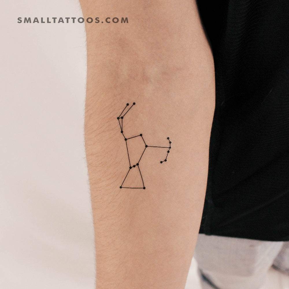 Tatuaje temporal de la constelación de Orión (juego de 3)