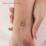 Teddy Bear Temporary Tattoo (Set of 3)