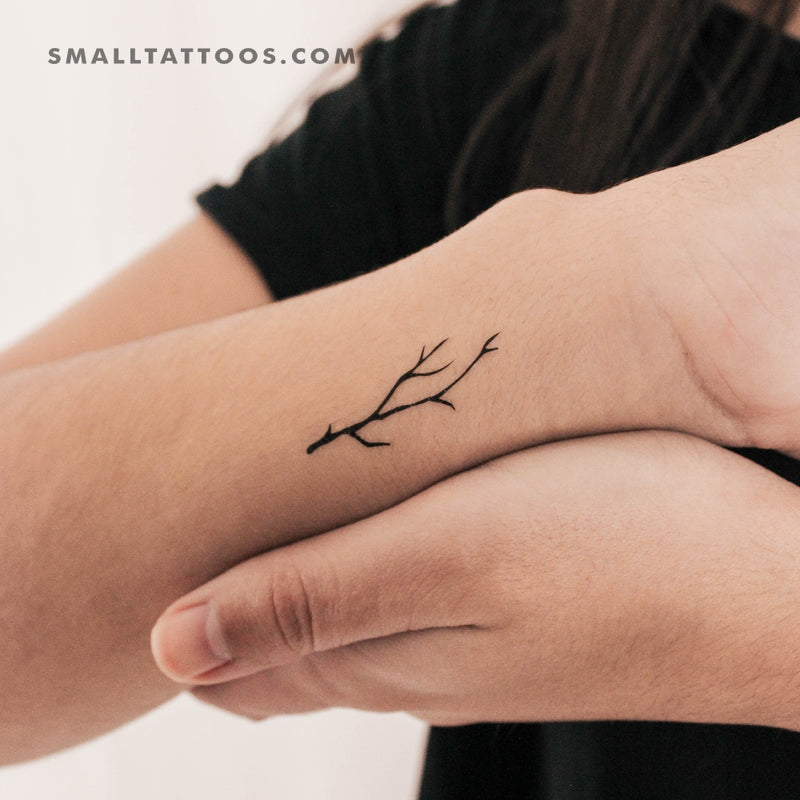 Leafless Branch Temporary Tattoo (Set of 3)