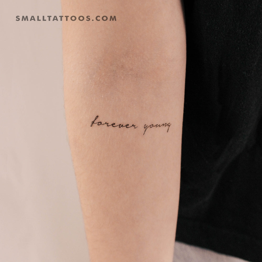 Forever Young Temporary Tattoo (Set of 3)