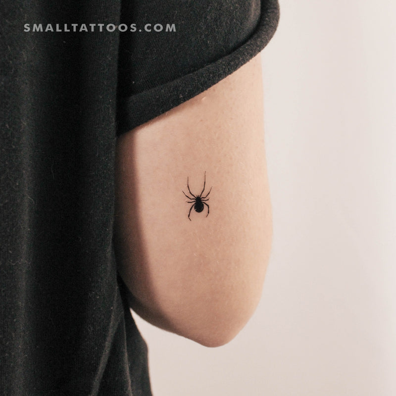 Small Spider Temporary Tattoo (Set of 3)
