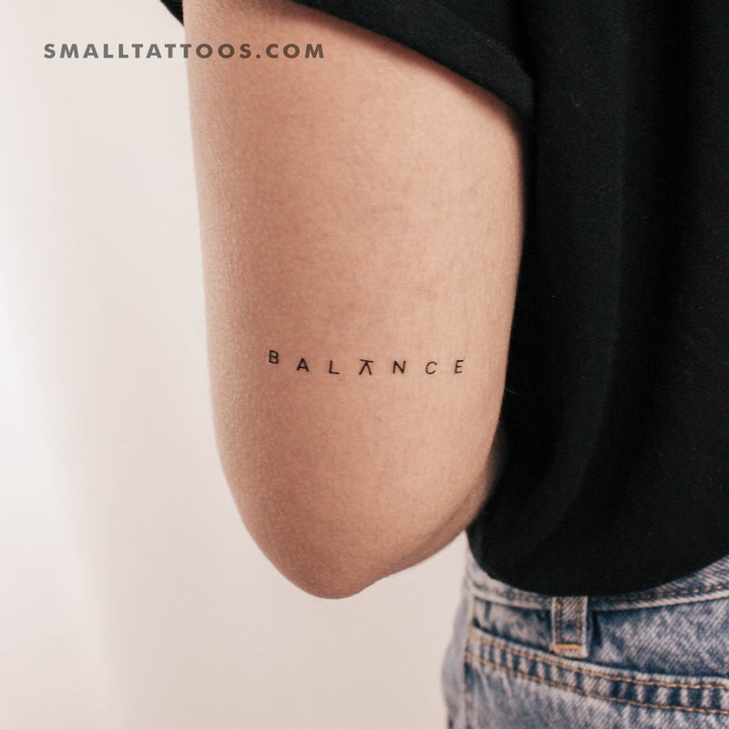 Balance Temporary Tattoo