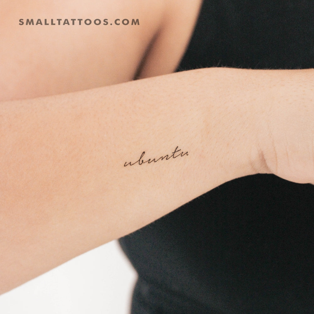 Ubuntu Temporary Tattoo - Set of 3