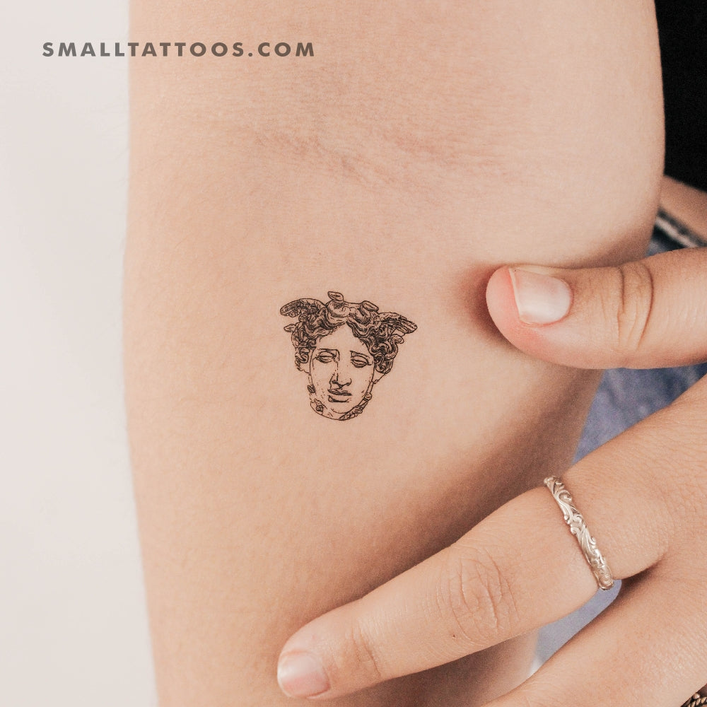 Medusa Temporary Tattoo (Set of 3) Small Tattoos