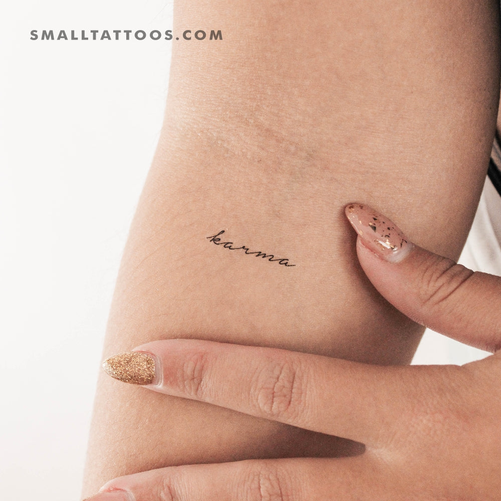 Tatuaje temporal 'Karma' (juego de 3)