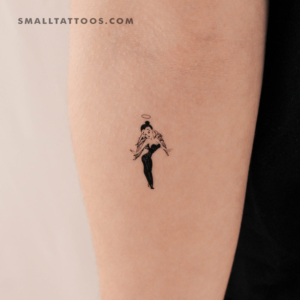 Tatuaje temporal de ángel (juego de 3)