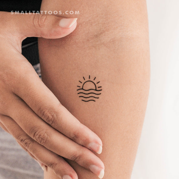 Sunset Stamp Temporary Tattoo - Set of 3 – Little Tattoos
