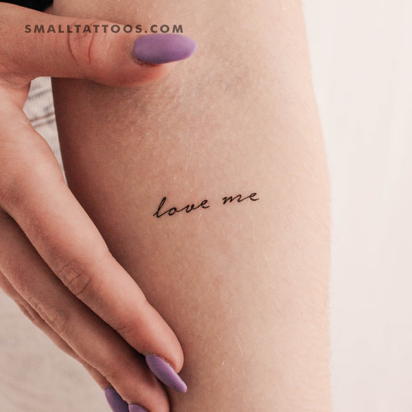 Love Me Temporary Tattoo (Set of 3)