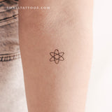 Atom Temporary Tattoo (Set of 3)