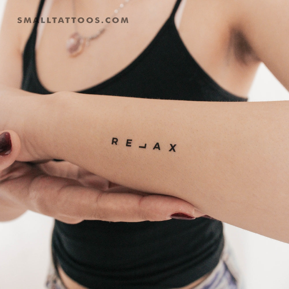 Tatuaje temporal Relax (juego de 3)