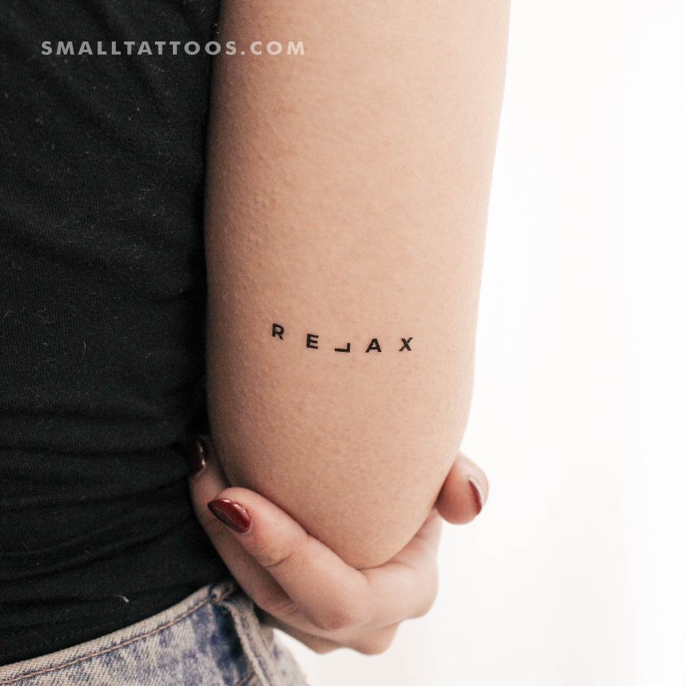 Tatuaje temporal Relax (juego de 3)
