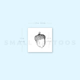 Acorn Temporary Tattoo (Set of 3)