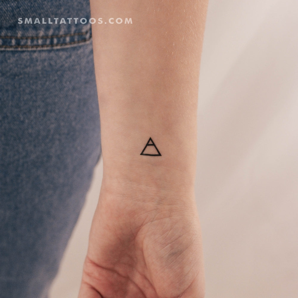 Tatuaje temporal del símbolo de exploración (juego de 3)