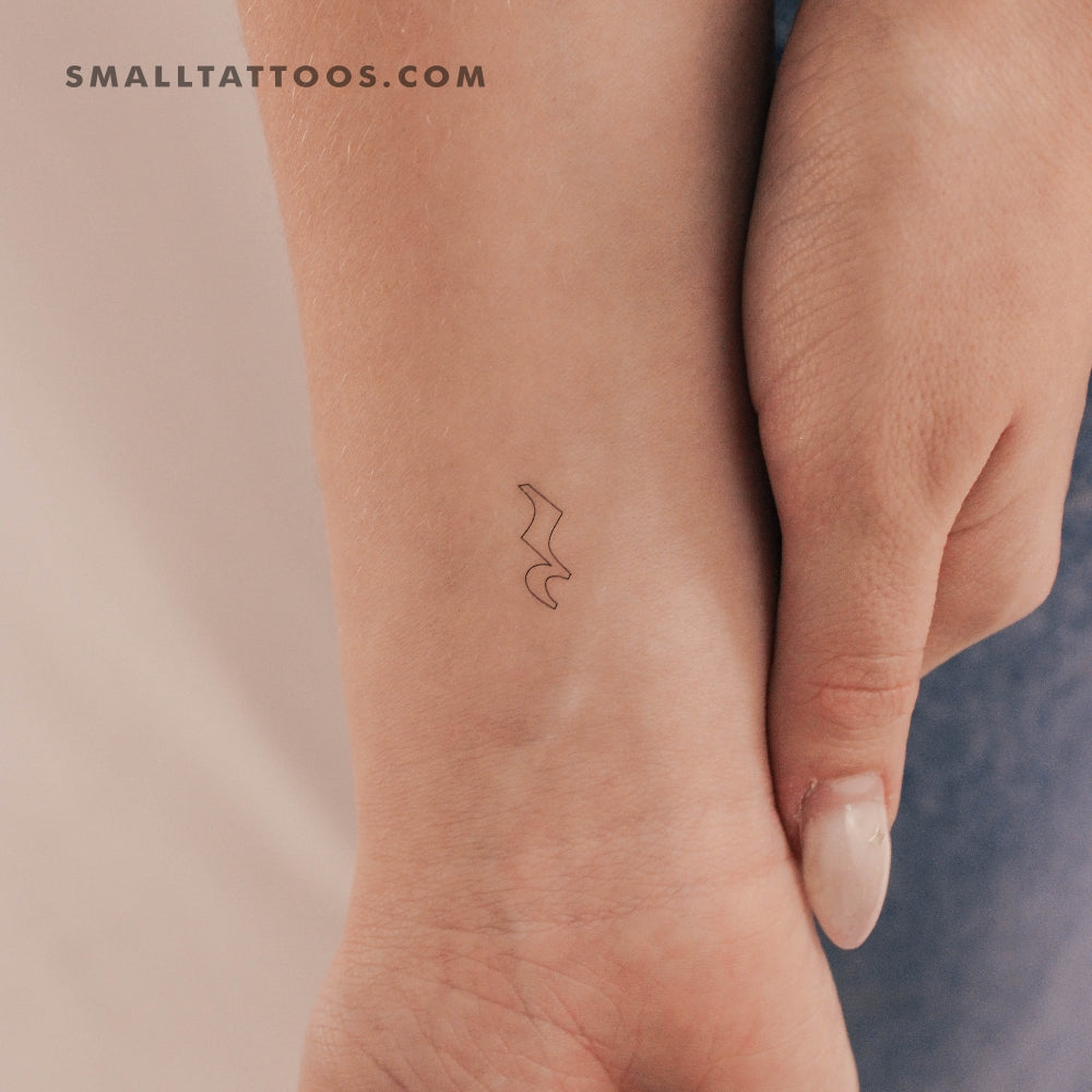 Quarter Rest Temporary Tattoo (Set of 3)