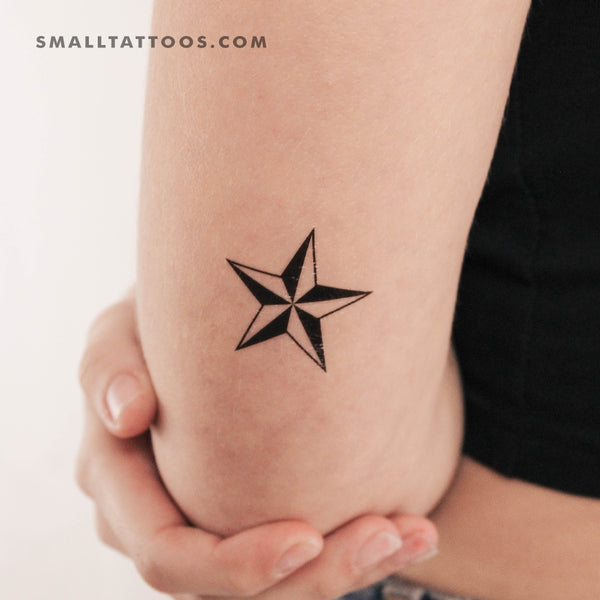 Nautical Star Temporary Tattoo (Set of 3)