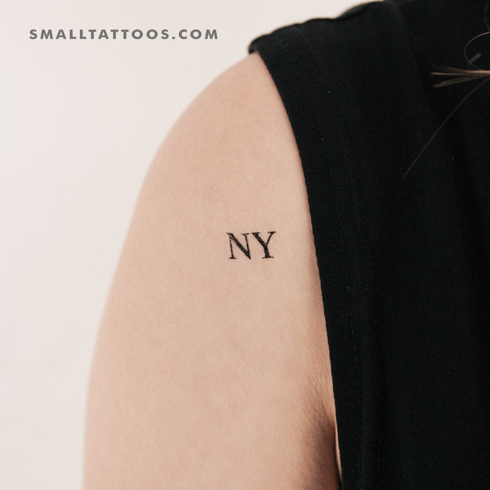 Tatuaje temporal de Nueva York (juego de 3)