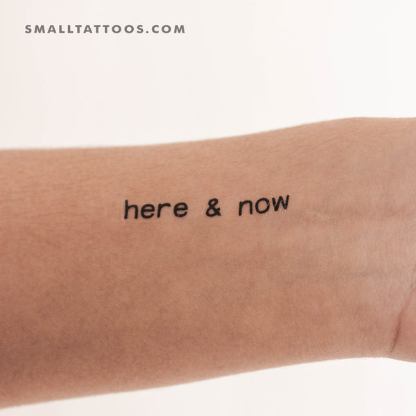 Here & Now Temporary Tattoo (Set of 3)