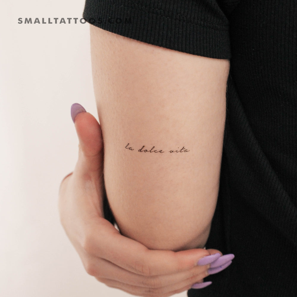 La Dolce Vita Temporary Tattoo (Set of 3)