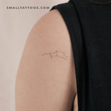 Small Virgo Constellation Temporary Tattoo (Set of 3)